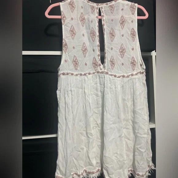 Free People Diamond Embroidered Top Size S - Picture 4 of 5